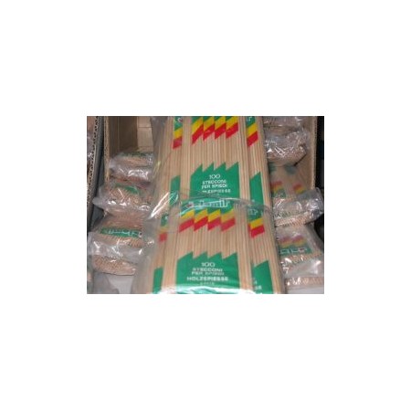 SPIEDINI IN LEGNO CM.15 BUSTA DA 100 PZ.